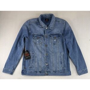 MoonShine Brad Paisley Size XL Men's Denim Distressed Jacket‎ NWT